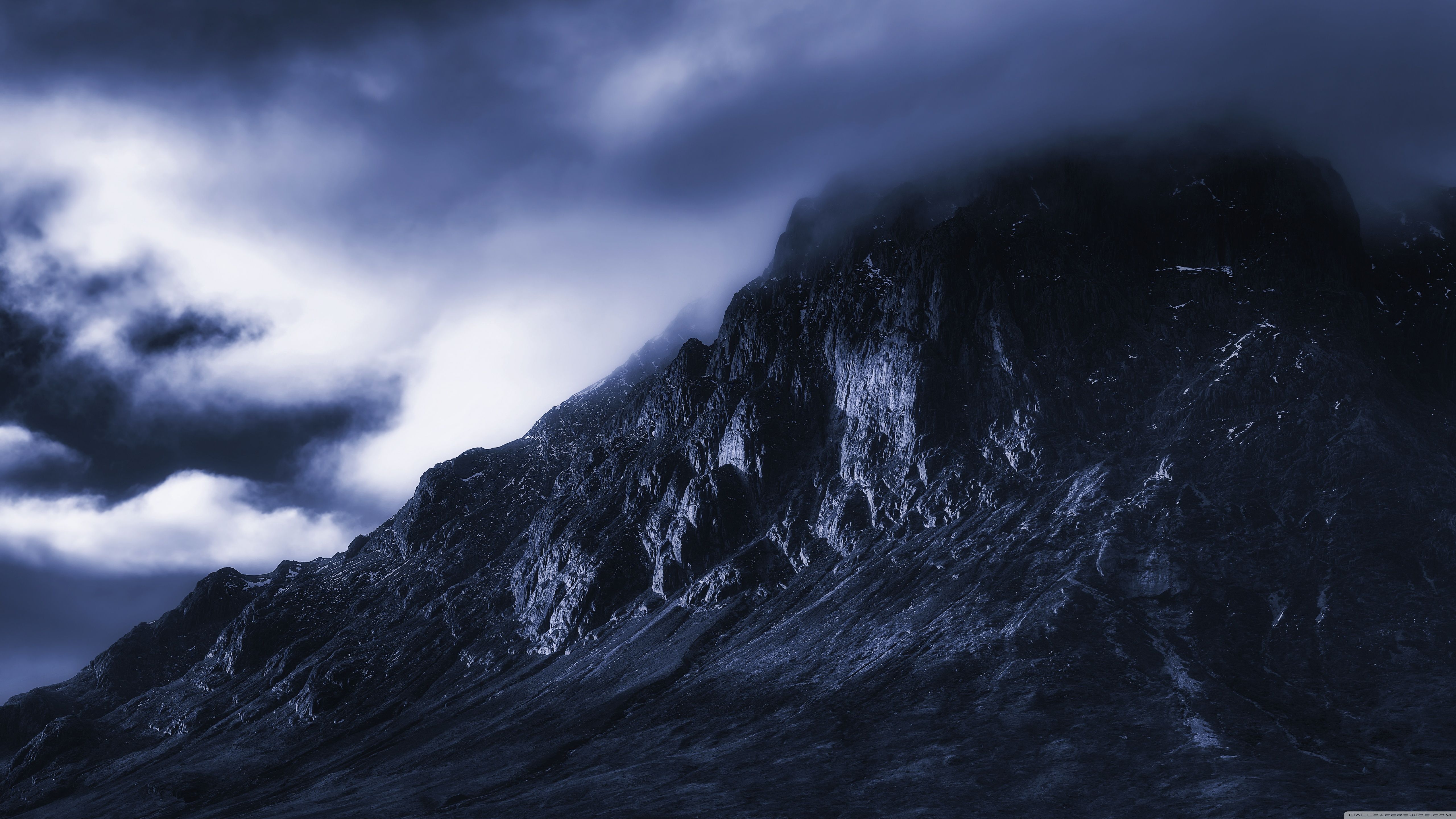 Sunset in the mountains